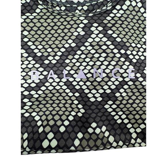 Balance Athletica Ascend Sports Bra Animal Green Python Print Size Medium - Picture 6 of 12
